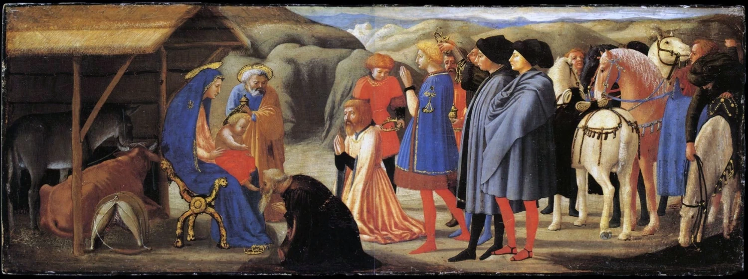 Polittico di Pisa - Predella con l'Adorazione dei Magi, Staatliche Museen, Berlin
